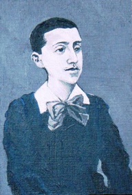 Proust à 16 ans peint par David Richardson à partir d'une photo de Nadar