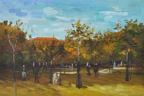 Vincent-Van-Gogh-Peinture-A-L-Huile-Bois-De-Boulogne-Avec-Promeneurs-1886-60x90-cm